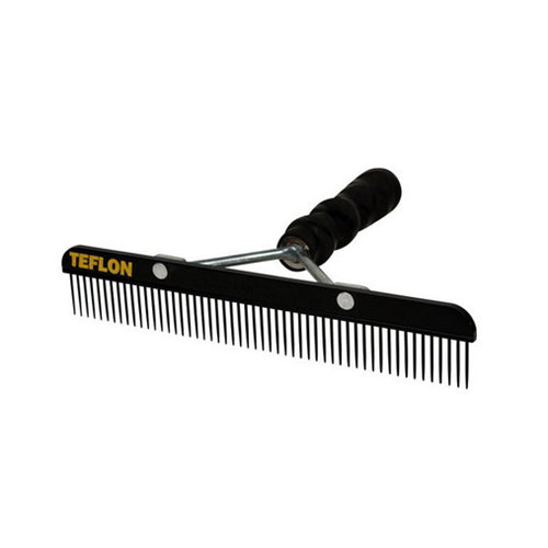 Teflon Comb with Wood Handle Original 9" 1 Count by Sullivan Supply, Inc.