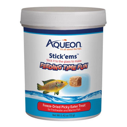 Stick'ems Freeze Dried Picky Eater Treat 0.42 Oz by Aqueon