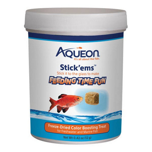 Stick'ems Freeze Dried Color Boosting Treat 0.42 Oz by Aqueon