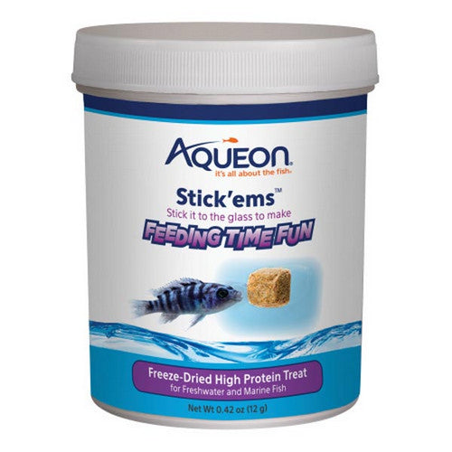 Stick'ems Freeze Dried High Protein Treat 0.42 Oz by Aqueon