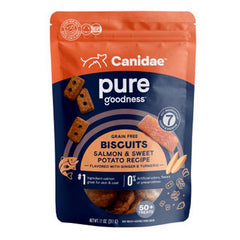 PURE Heaven Grain Free Biscuit Dog Treats Salmon And Sweet Potato 1 Count / 11 Oz by Canidae