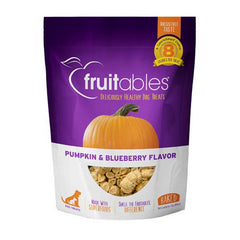 Crunchy Baked Dog Treats Pumpkin and Blueberry 1 Count / 12 Oz (Biscuits) by Fruitables