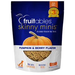 Skinny Minis Soft Dog Treats Pumpkin and Berry 1 Count / 12 Oz (Semi Moist) by Fruitables