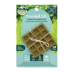 Enriched Life Timothy Waffle Small Animal Chew 1 Count by Oxbow Animal Health