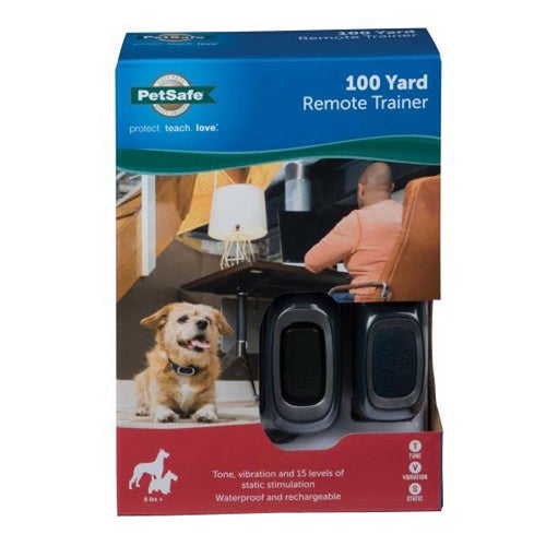 Remote Trainer Dog Collar Blue 1 Count / 100 Yards by PetSafe