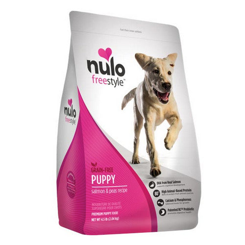 FreeStyle Puppy Dry Dog Food Salmon and Peas 1 Count / 24 Lbs by Nulo