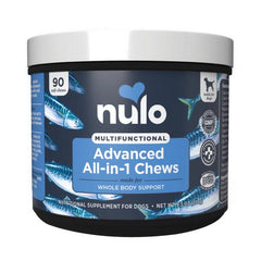 Multifunctional Advanced All in 1 Soft Chew Dog Supplement 90 Count by Nulo