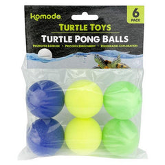 Ping Pong Balls Turtle Toys 6 Count by Komodo