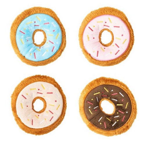 Tasty Donuts Dog Toy Assorted 1 Count / 5 Inches by Spot