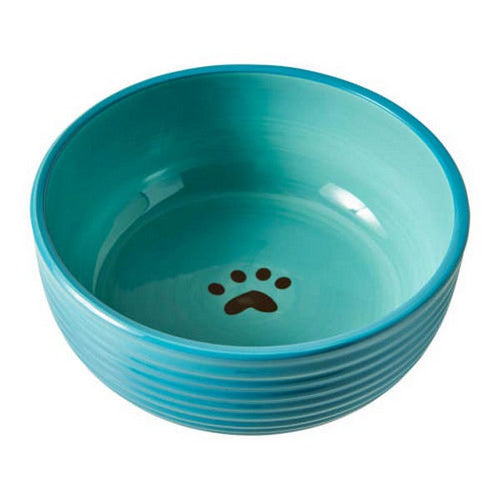 Elegance Dog Bowl Aqua 1 Count / 7 Inches by Spot