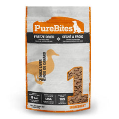 Duck Liver Freeze Dried Dog Treats 1 Count (2.6 Oz) by PureBites