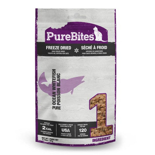 Freeze Dried Cat Treats Whitefish 1 Count (0.7 Oz) by PureBites