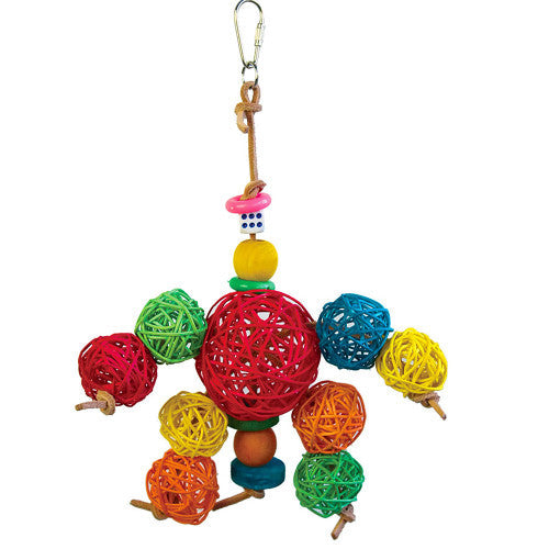 A & E Cages Happy Beaks Have A Ball Bird Toy 1 Each/One Size by A&E Cage Company peta2z