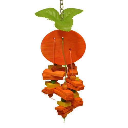 A & E Cages Happy Beaks Orange Bird Toy 1 Each/Small by A&E Cage Company peta2z