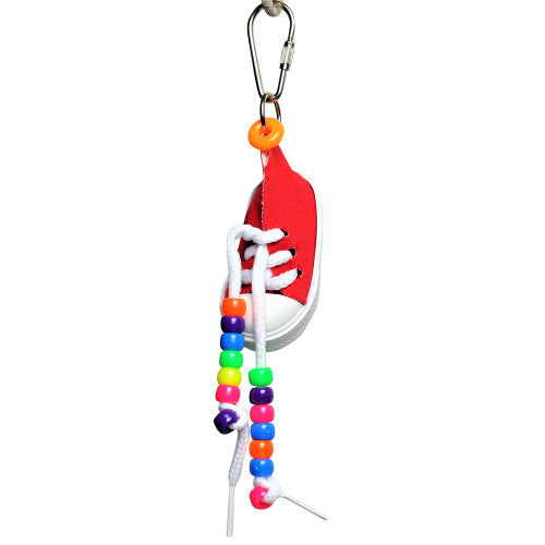 A & E Cages Happy Beaks Sneakers Bird Toy 1 Each/One Size by A&E Cage Company peta2z
