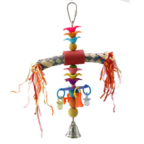 A & E Cages Happy Beaks Totem Pole Bird Toy 1 Each/One Size by A&E Cage Company peta2z