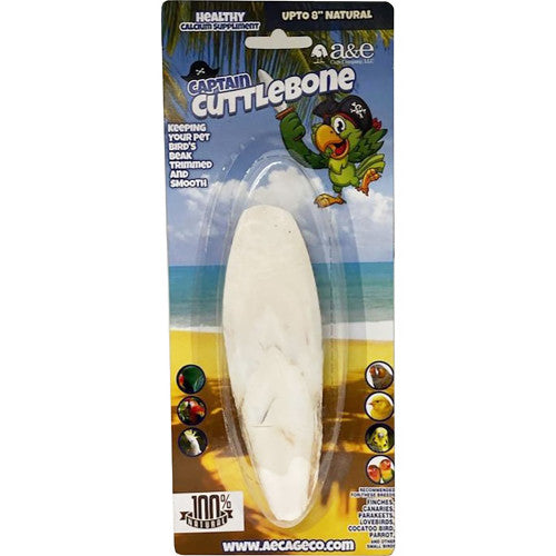 A & E Cages Natural Cuttlebone 1 Each/8 in by A&E Cage Company peta2z