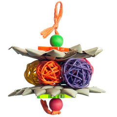 A & E Cages Nibbles Single Palm Star Stacks Small Animal Chew Toy 1 Each/One Size by A&E Cage Company peta2z