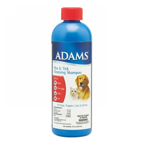 Adams Flea & Tick Cleansing Shampoo 12 Oz by Adams peta2z