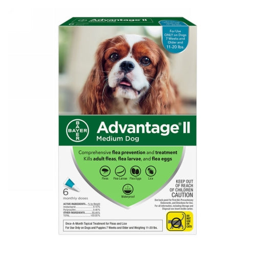 Advantage II Flea Treatment For Dogs 11-20 Lbs (Teal) by Elanco peta2z