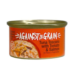 Against the Grain Tuna Toscano With Salmon & Tomato Dinner Wet Cat Food 24Each/2.8 Oz (Count of 24) by San Francisco Bay Brand peta2z