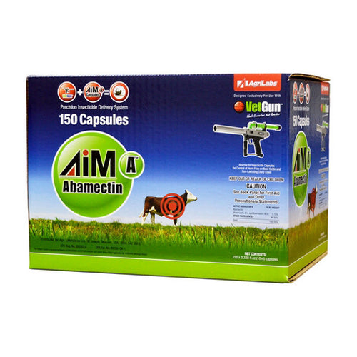 AiM-A VetCaps Cattle Insecticide Capsules for VetGun 150 Caps by Vetgun peta2z