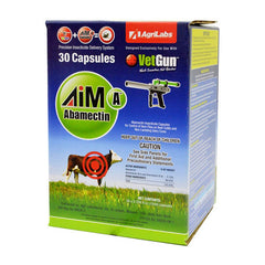 AiM-A VetCaps Cattle Insecticide Capsules for VetGun 30 Caps by Vetgun peta2z