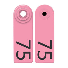 Allflex Global Sheep & Goat Numbered Tags 51-75 Pink 1 Count by Allflex peta2z
