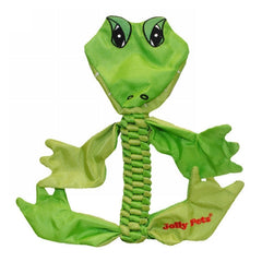 Animal Flathead Dog Toy Medium Alligator 1 Count by Jolly Pets peta2z