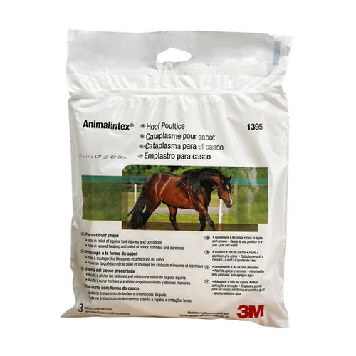 Animalintex Poultice PadHoof Poultice 3 Packets by 3M peta2z