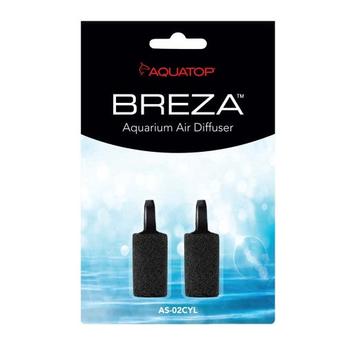 Aquatop BREZA Aquarium Diffuser Air Stone Black, 1 Each/1 in, 2 Pack by Aquatop peta2z