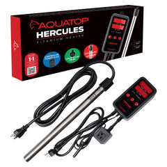 Aquatop Hercules Titanium Heater with Dual Digital In-Line Controller 1 Each/1000 W by Aquatop peta2z