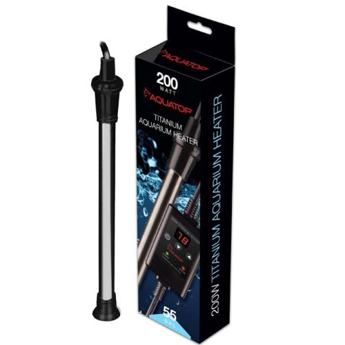 Aquatop Submersible Titanium Aquarium Heater & External Thermostat 1 Each/200 W by Aquatop peta2z