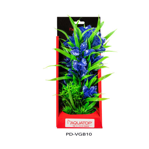 Aquatop Vibrant Garden Plant Blue, 1 Each/10 in by Aquatop peta2z