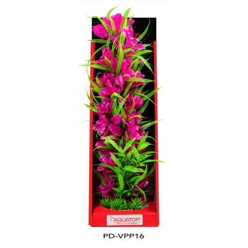 Aquatop Vibrant Passion Plant Pink, 1 Each/16 in by Aquatop peta2z