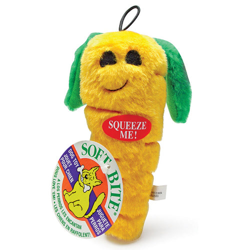 Aspen Carrot with Squeakers Plush Dog Toy 1 Each/Medium by San Francisco Bay Brand peta2z