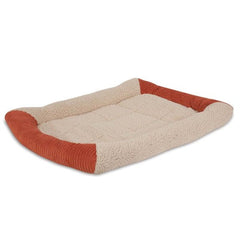 Aspen Self Warming Bolster Dog Mat Barn Red, Cream, 1 Each/16 in X 9 in by San Francisco Bay Brand peta2z