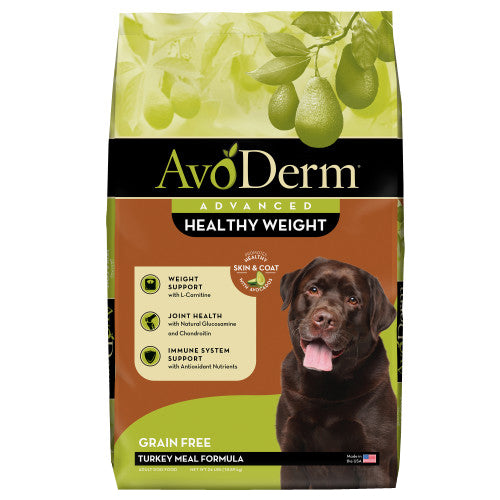 AvoDerm Natural Advanced Healthy Weight Dry Dog Food 1 Each/24 lb by Avoderm peta2z