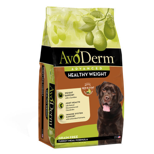 AvoDerm Natural Advanced Healthy Weight Dry Dog Food 1 Each/4 lb by Avoderm peta2z