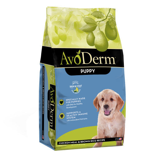 AvoDerm Natural Chicken Meal & Brown Rice - Dry Puppy Food 1 Each/4.4 lb by Avoderm peta2z