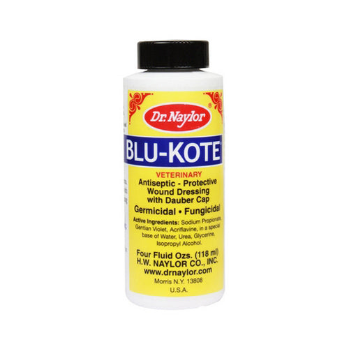 Blu-Kote Veterinary Antiseptic Protective Wound Dressing Dauber 4 Oz by Dr. Naylor peta2z