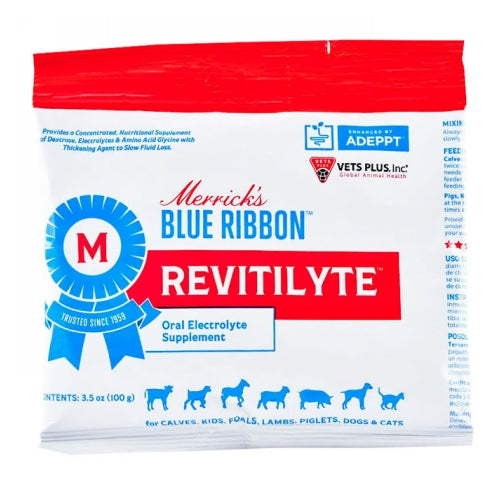 Blue Ribbon Revitilyte Electrolyte Supplement 3.5 Oz by Merricks peta2z