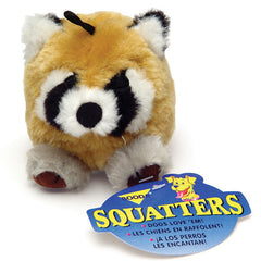 Booda Squatter Dog Toy Raccoon 1 Each/Medium by San Francisco Bay Brand peta2z