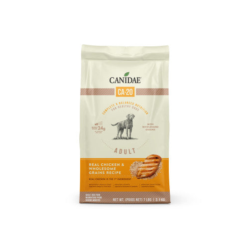 CANIDAE CA-20 Dry Dog Food Real Chicken w/Wholesome Grains, 1 Each/7 lb by Canidae peta2z