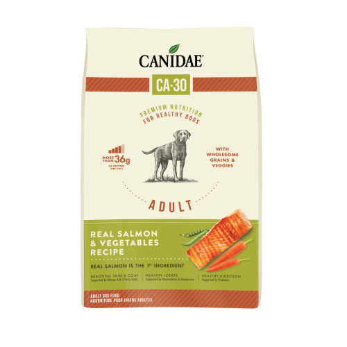 CANIDAE CA-30 Dry Dog Food Real Salmon, Peas & Carrots, 1 Each/25 lb by Canidae peta2z