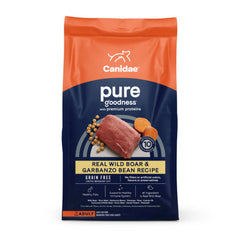 CANIDAE PURE Grain-Free LID Dry Dog Food Wild Boar & Garbanzo Bean, 1 Each/24 lb by Canidae peta2z