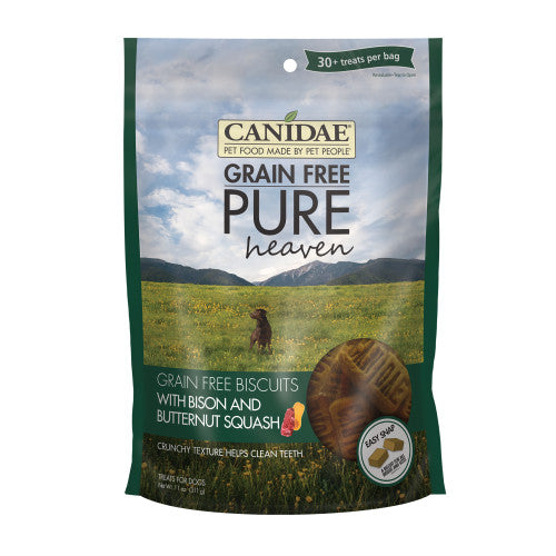 CANIDAE PURE Heaven Grain-Free Biscuit Dog Treats Bison & Butternut Squash, 1 Each/11 Oz by Canidae peta2z