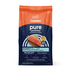 CANIDAE PURE Puppy with Wholesome Grains Dry Dog Food Salmon & Oatmeal, 1 Each/24 lb by Canidae peta2z