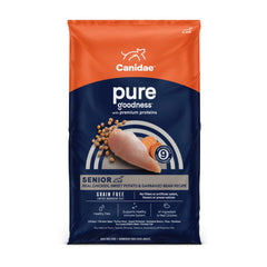 CANIDAE PURE Senior Grain-Free LID Dry Dog Food Chicken, Sweet Potato & Garbanzo Bean, 1 Each/12 lb by Canidae peta2z