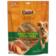 Cadet Gourmet Dog Sweet Potato Fries Fries, Sweet Potato, 1 Each/1 Lb. (1 Count) by Cadet peta2z